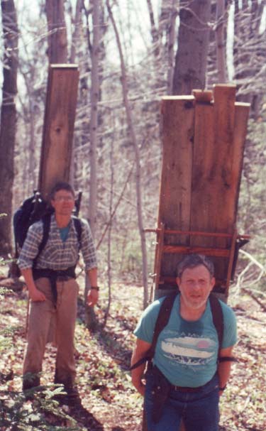 men with packboards