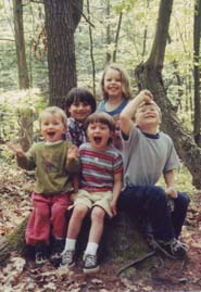 excited children