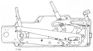drawing of what the inside of a T-516 looks like